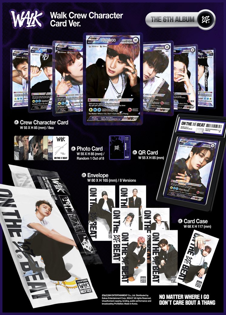 The 6th Album 'WALK' (Walk Crew Character Card Ver.)