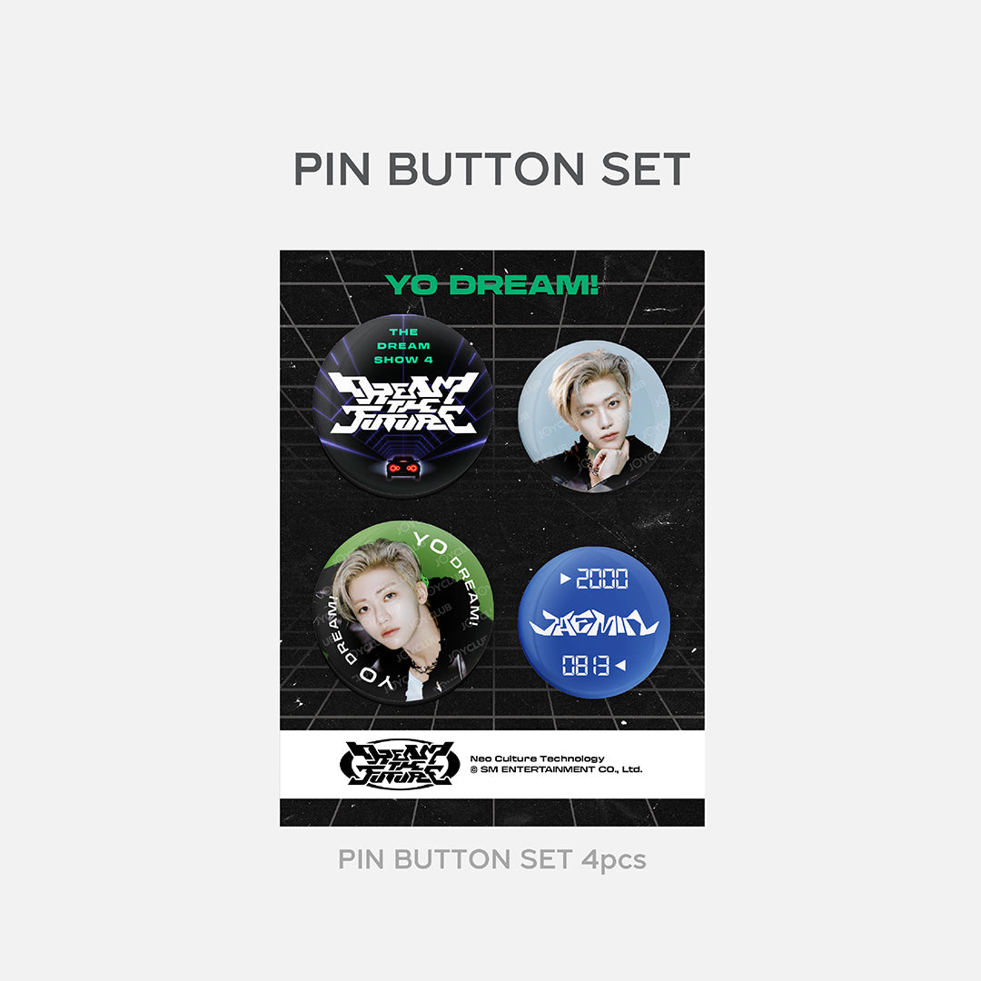 PIN BUTTON SET - JENO [THE DREAM SHOW 4 : DREAM THE FUTURE]