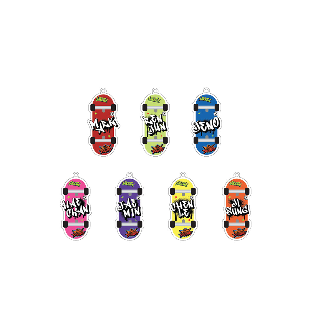 KEYRING CHARM SKATEBOARD_CHENLE [NCT DREAM POP-UP TIME RIDERS]