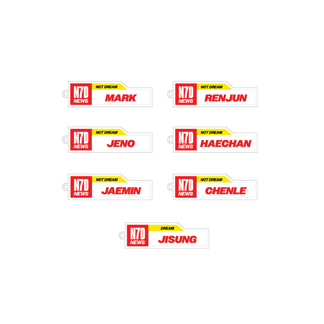 KEYRING CHARM NAME_RENJUN [NCT DREAM POP-UP TIME RIDERS]